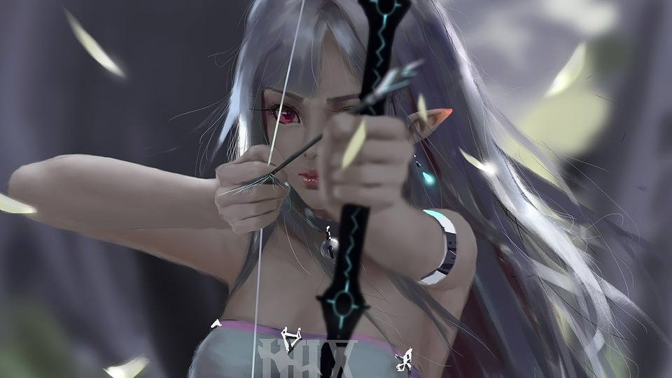 Фантазийные женщины со стрелой Лучника