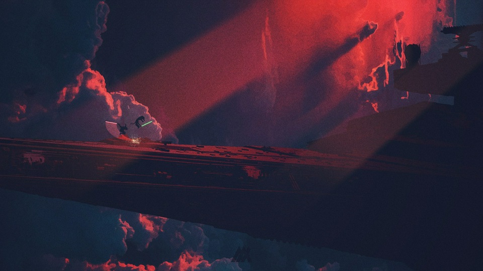 Звездные войны Звездный разрушитель Цифровое искусство 5k