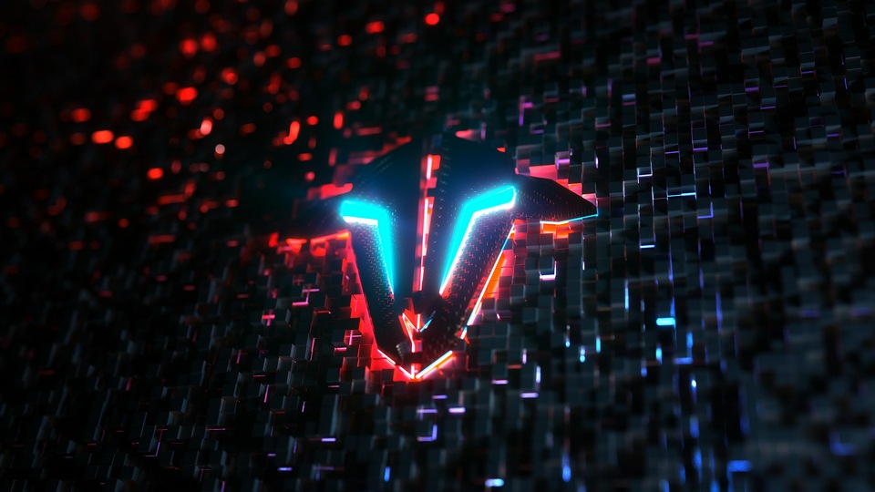 Синий светящийся корабль, заложенный кирпичом