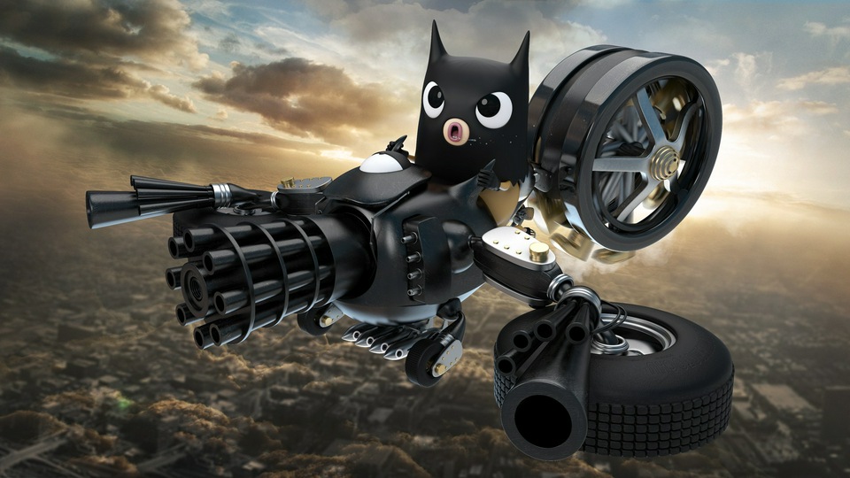 Миямото Чу со своим Супермотоэром