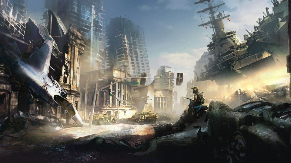 Разрушенный город