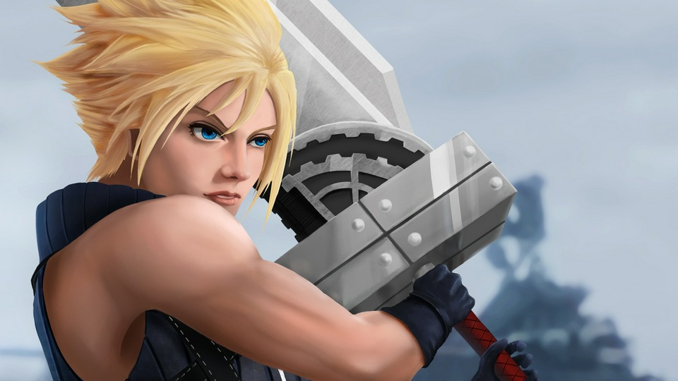 Фан-арт Final Fantasy VII Adventure Children Cloud