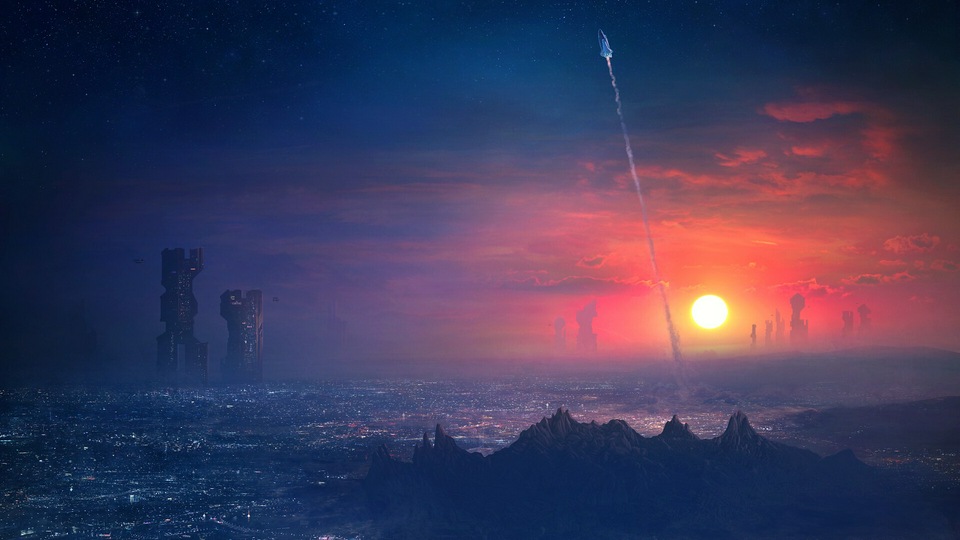 Город Дыма и Неона