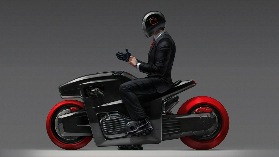 Классный байкер