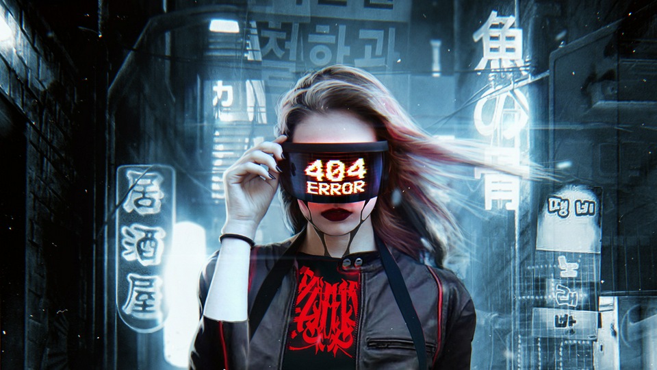 Ошибка 404 Cyberpuk Girl