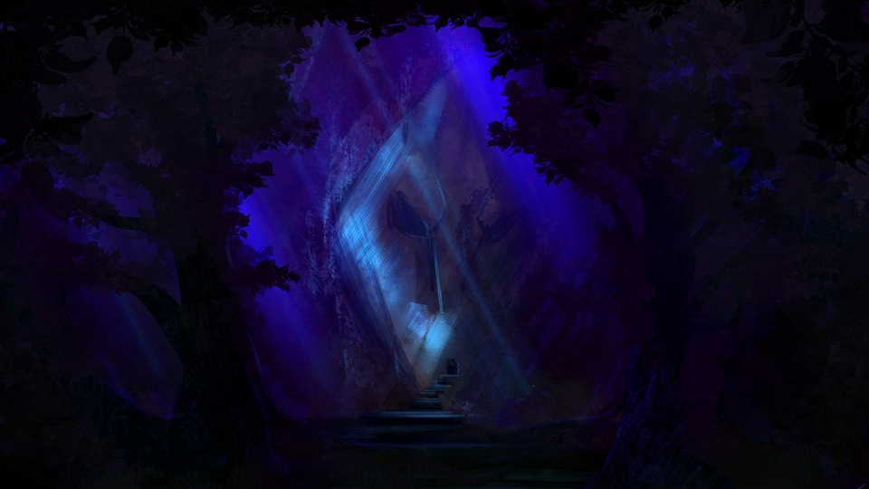 Освещенный луной