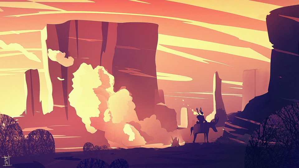 Утренний дым 4k