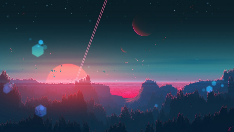 Цифровое искусство под горизонтом