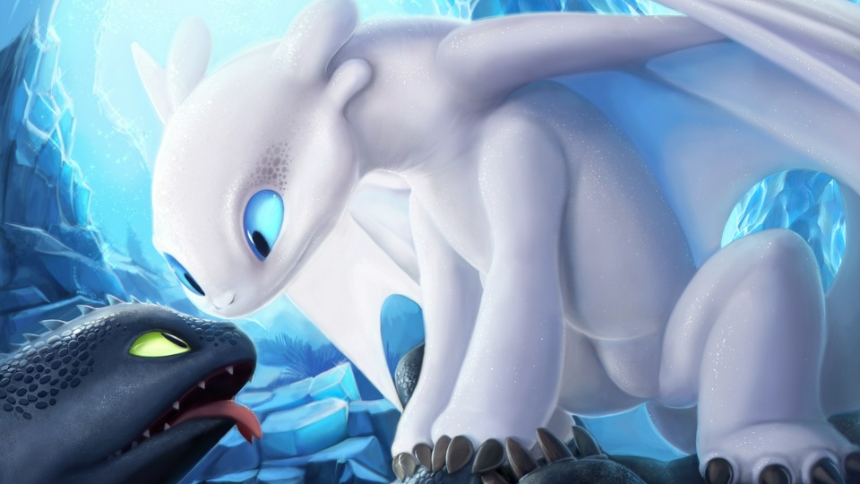 Беззубик и Светлая Ярость 4K Арт