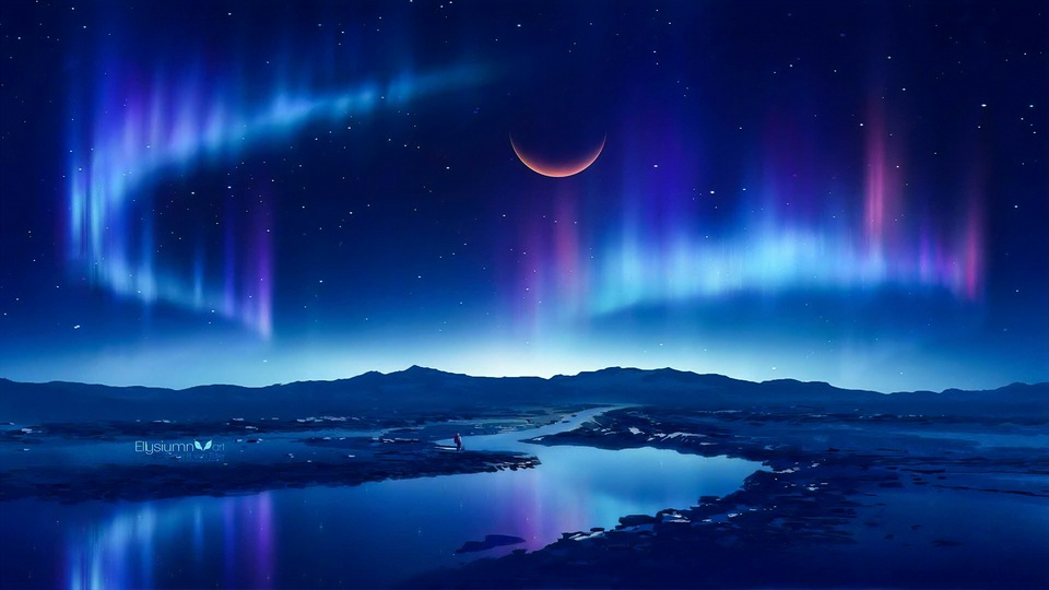 Вечерние звездные огни 4k