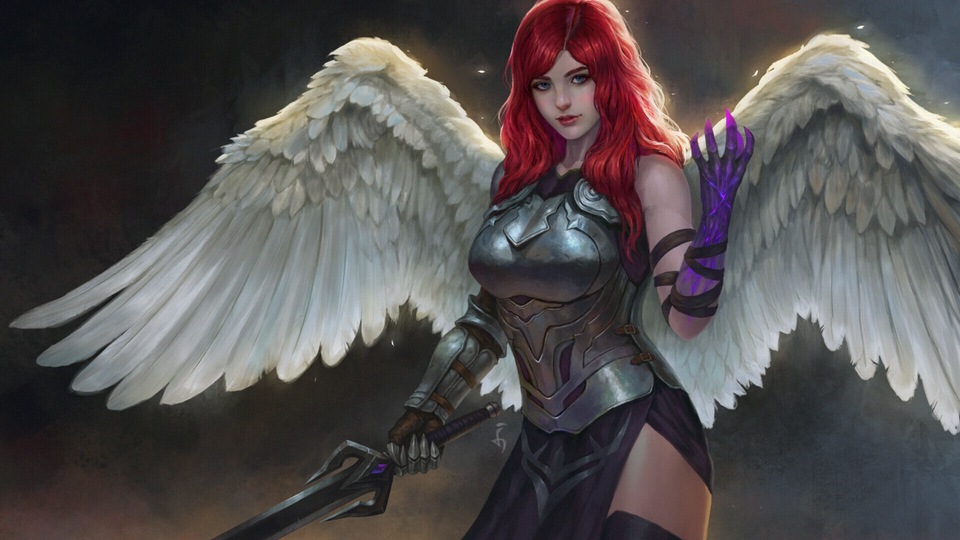 Девушка с крыльями