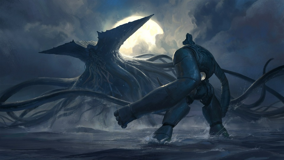 Голем готов к битве 4k