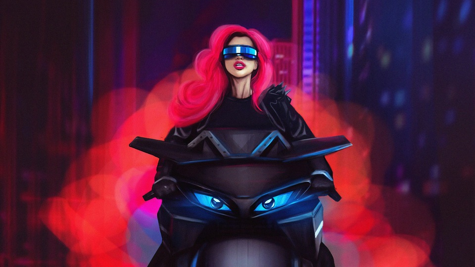 Девушка на Всаднике Дракона