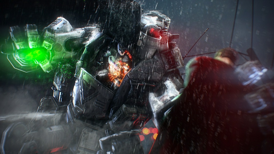 Технический костюм Бэтмена 4k