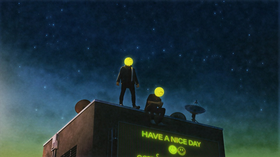 Хорошего дня, Смайлики, ребята 4k