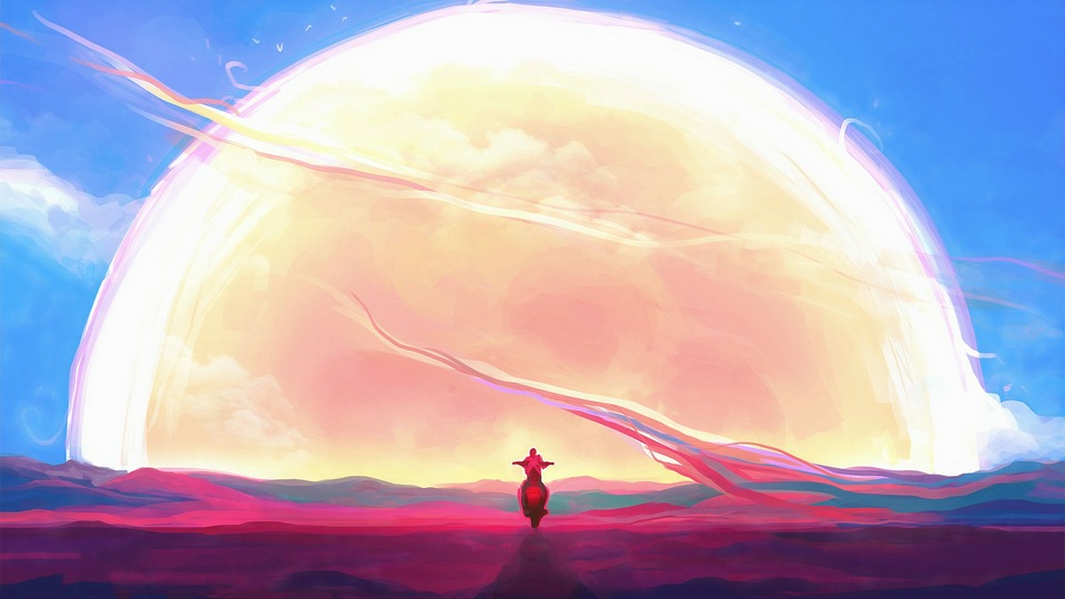 Всадник Monstercat 4k