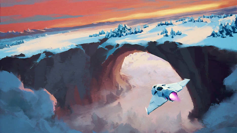 Снежная дыра 4k