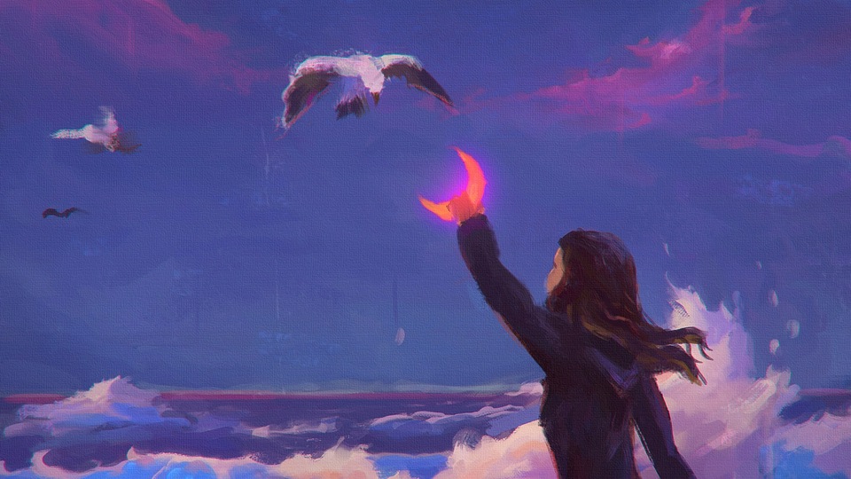 Прикасаясь к птицам