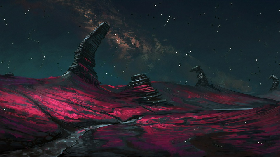 Пустыня расцветает ночными звездами