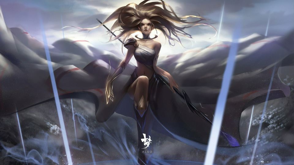 Длинноволосый воин