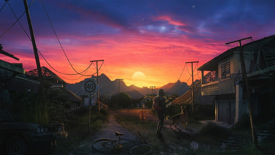 Изображение апокалиптического неба 4k