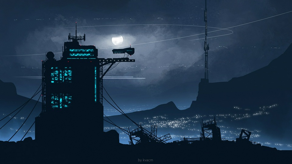 Цифровое искусство на свалке 4k