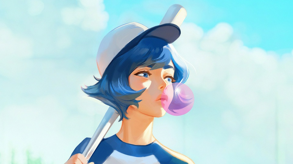 Искусство жевательной резинки для девочек