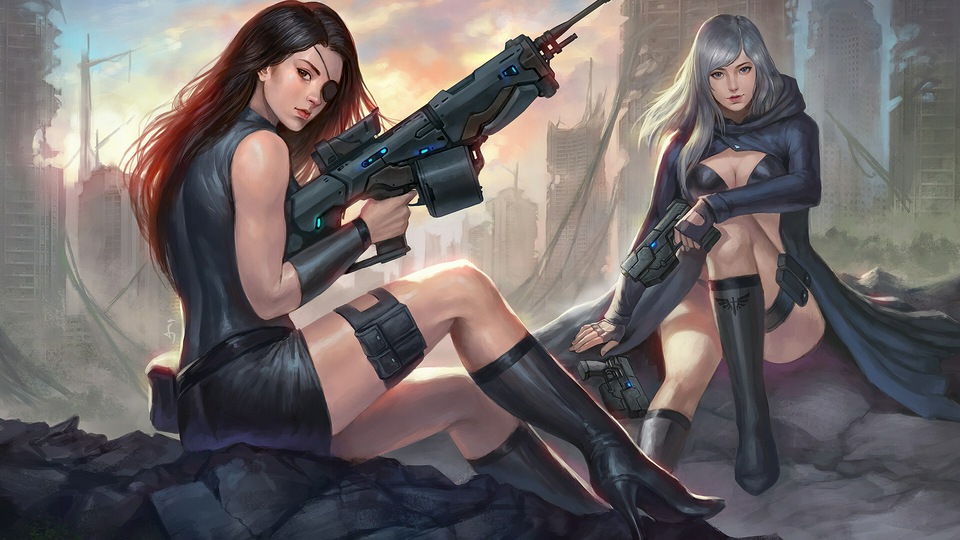 Девушки с оружием