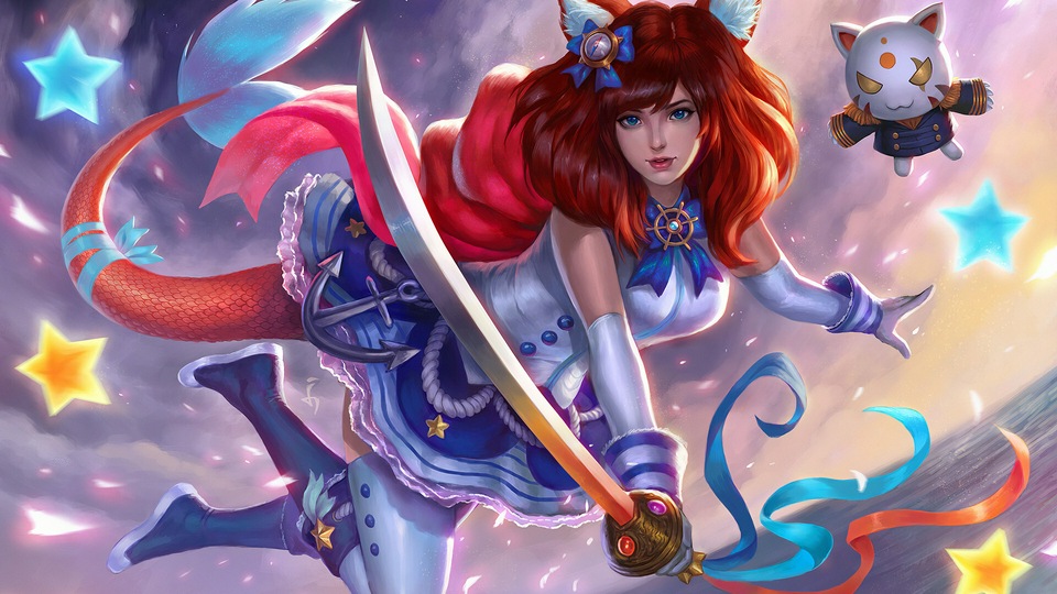 Симпатичная Девушка с Мечом