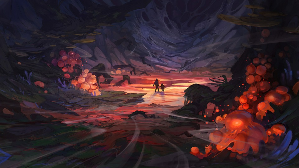 Мир пещер 4k