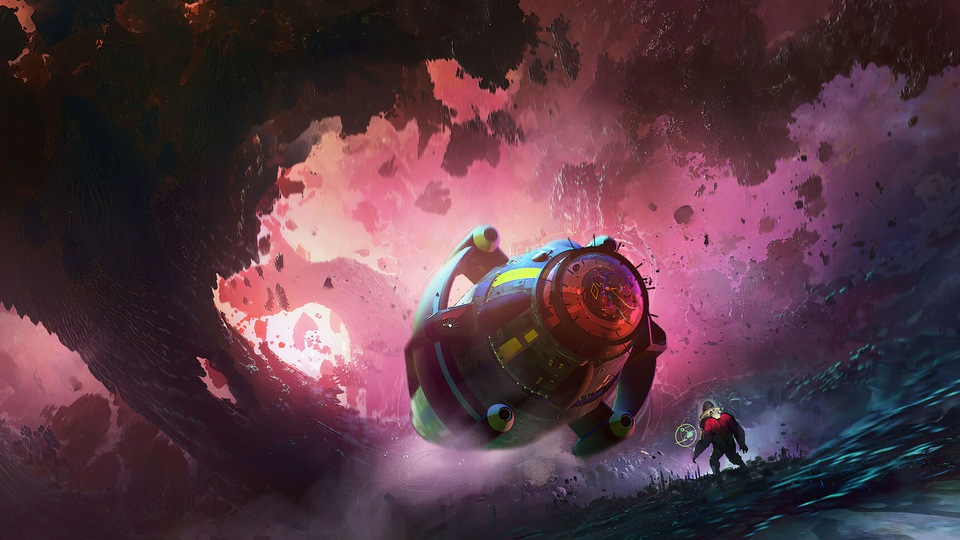 Космическая обезьяна 4k