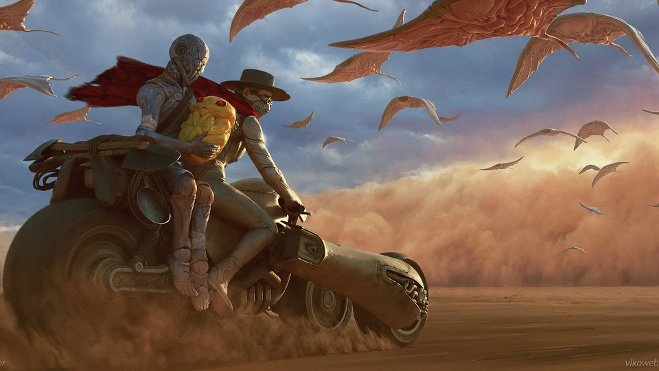 Кибербайк Киборг 4k