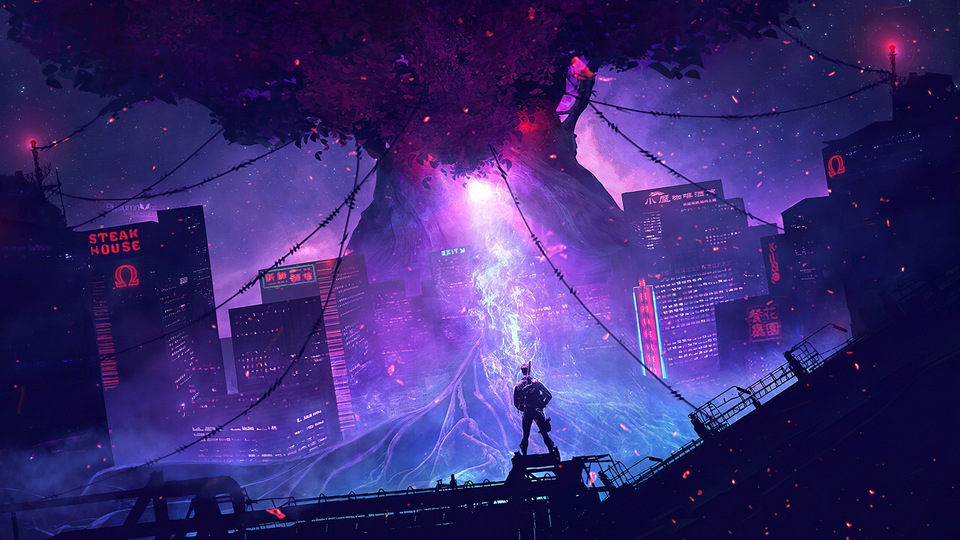 Поврежденный город 4k