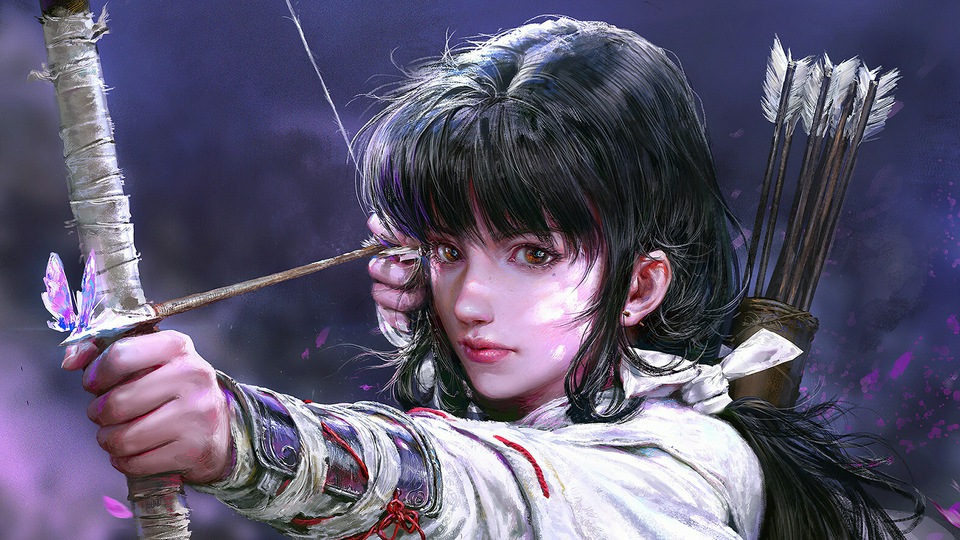 Девушка со стрелами