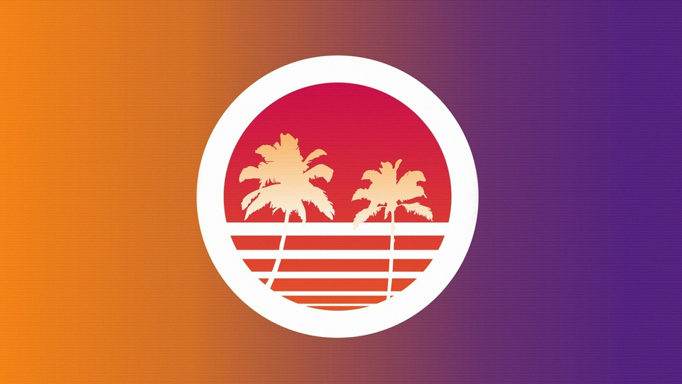 Ретровейв обгоняет деревья