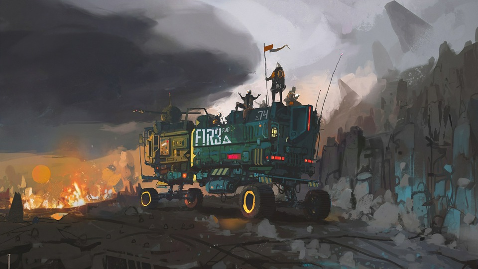 Месторождение для добычи полезных ископаемых Scifi Truck