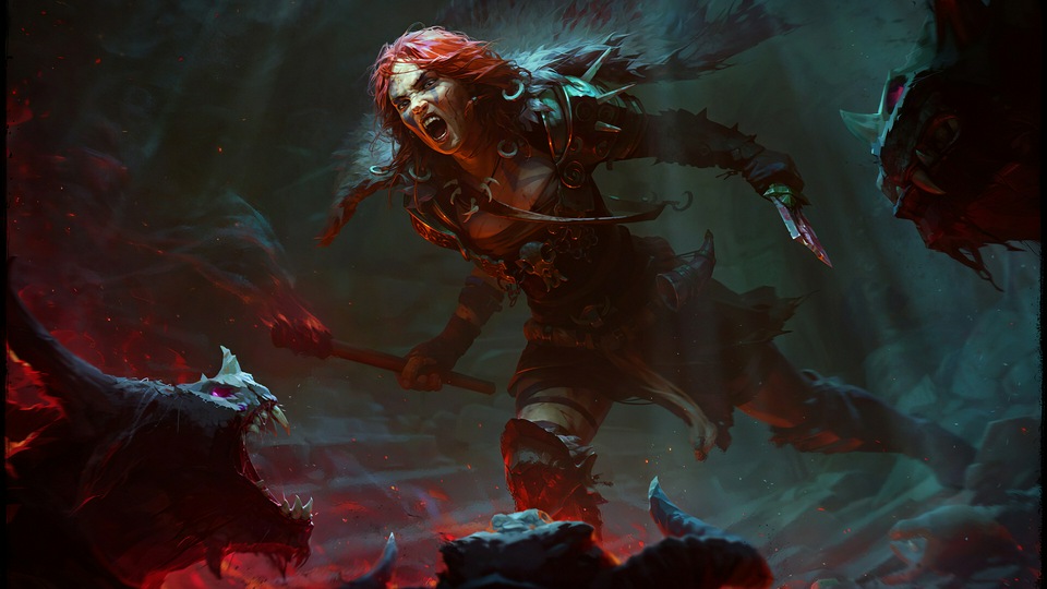 Девушка-варвар 4k