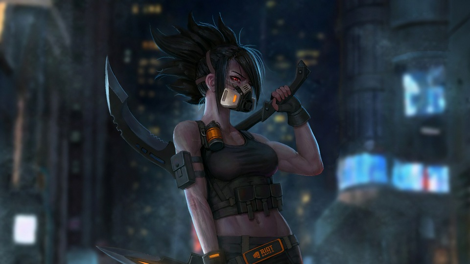 Киберпанк Акали