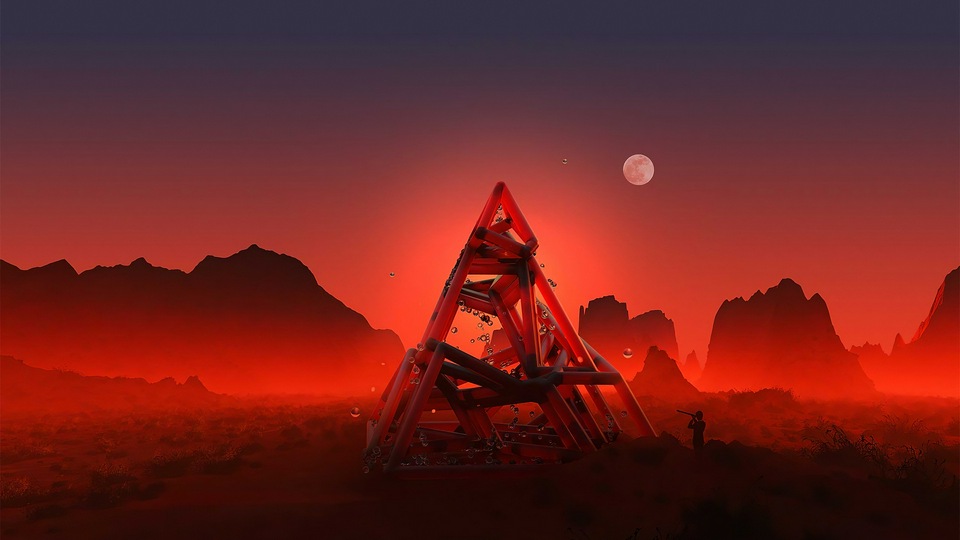 Попадите в этот 3d-треугольник