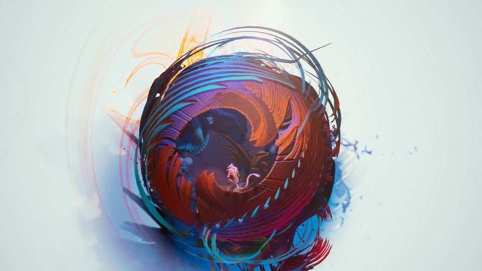 Сферическое существо 4k