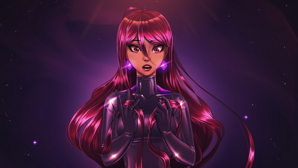 Варфрейм Тайри с длинными волосами