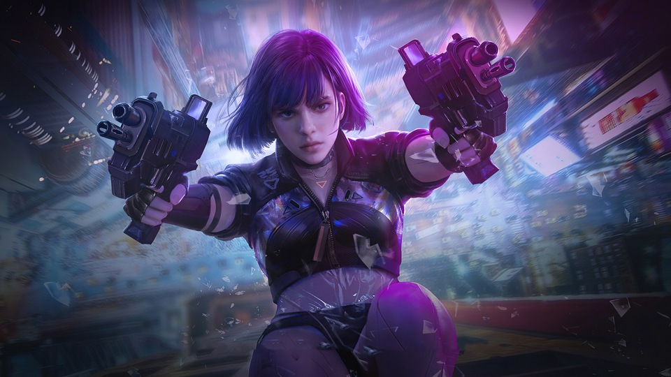 Девушка, Падающая с Оружием