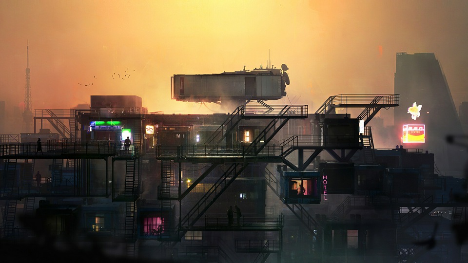 Истории на крыше 4k