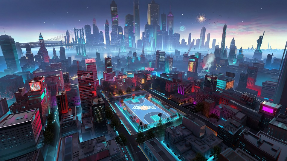 Бал в городе 4k