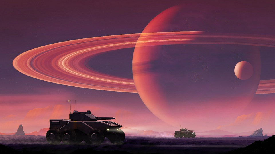 Танки Force Planet Scifi 4k