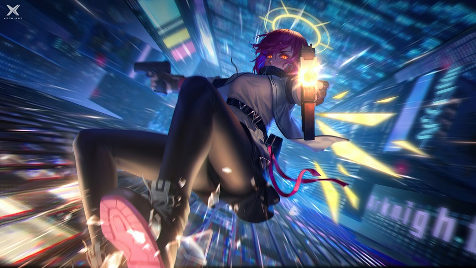 Девушка из тира 4k