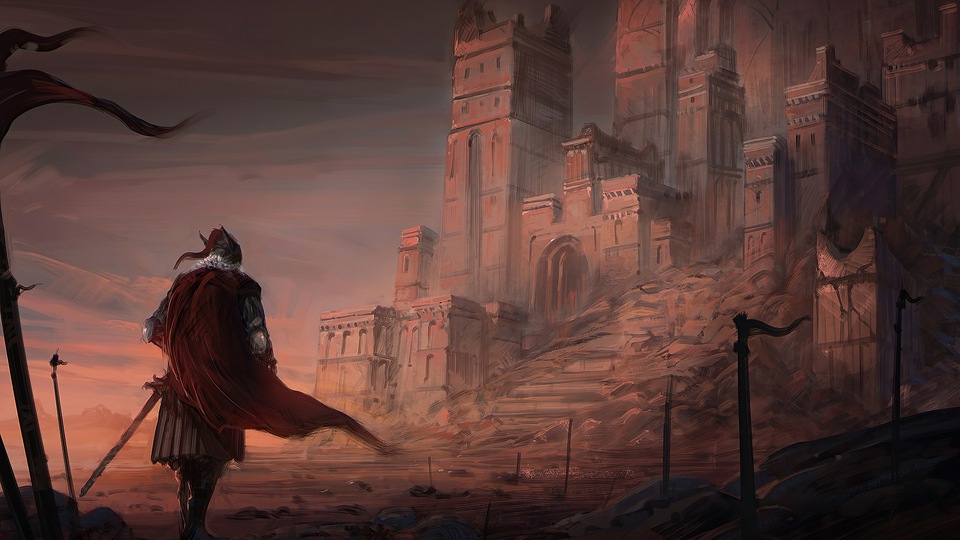 Красный город 4k