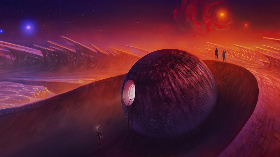 Квантовая планета пены 4k