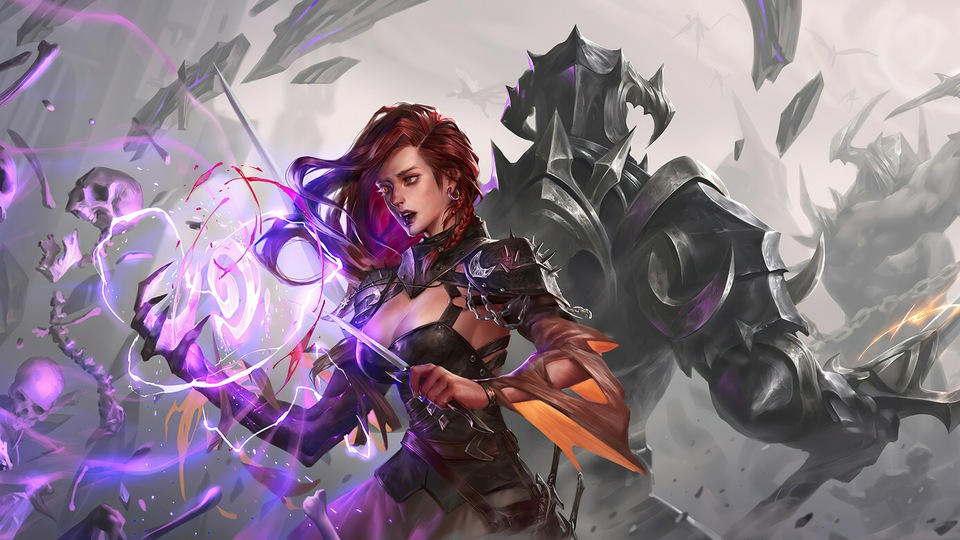 Девушка-полудемон 4k