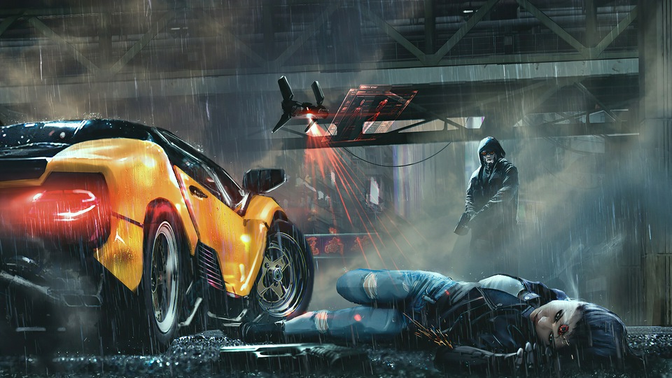 Кибер-девушка убита